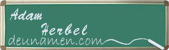 Adam Herbel Visitenkarte